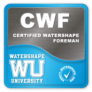 About 4 a blue and grey sign with white text